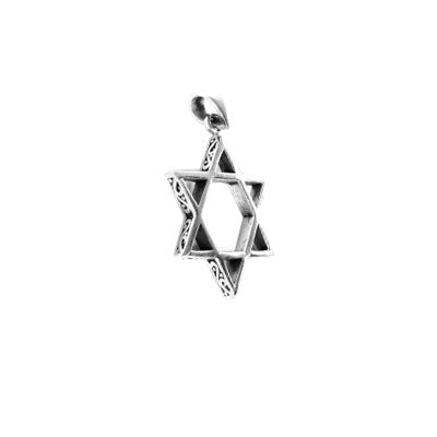 Pingente de Prata Estrela de Davi