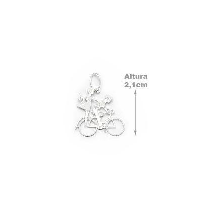 Pingente de Prata Casal