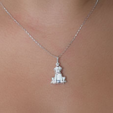 Pingente de Prata Cachorro