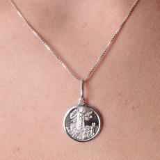 Medalha de Prata Nossa Senhora de Fátima
