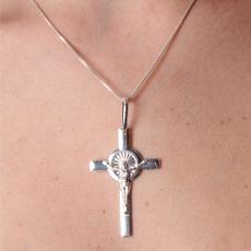Pingente de Prata Cruz.