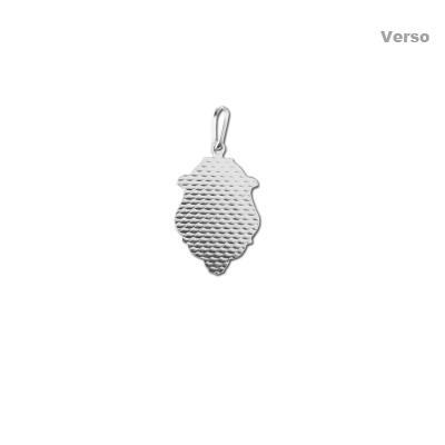 Medalha de Prata com Nossa Senhora Aparecida.