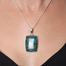 Pingente de Prata com Mohave.