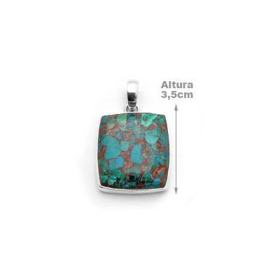 Pingente de Prata com Mohave