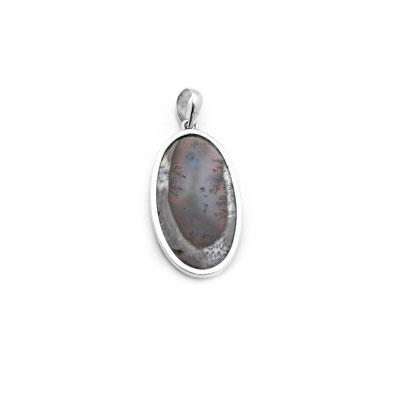 Pingente de Prata com Dendrite.