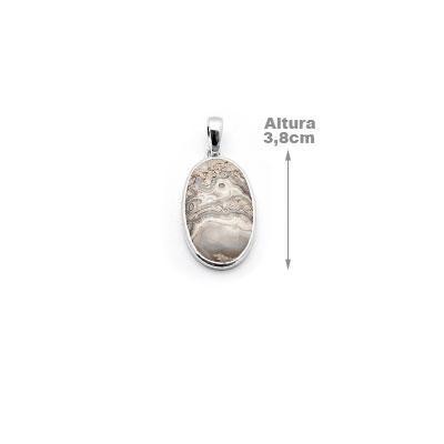 Pingente de Prata com Seraphinite.