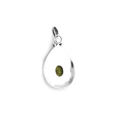 Pingente de Prata com Citrino