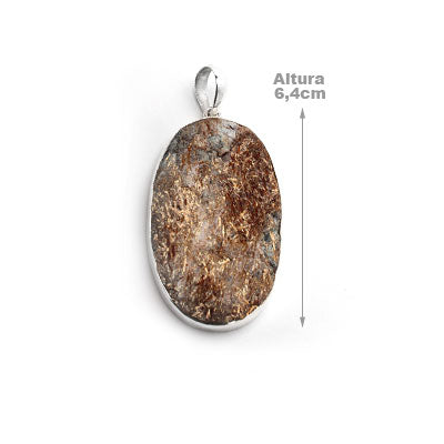 Pingente de Prata com Drusa