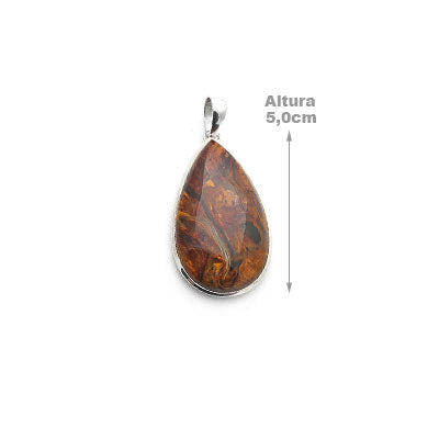 Pingente de Prata com Ágata.