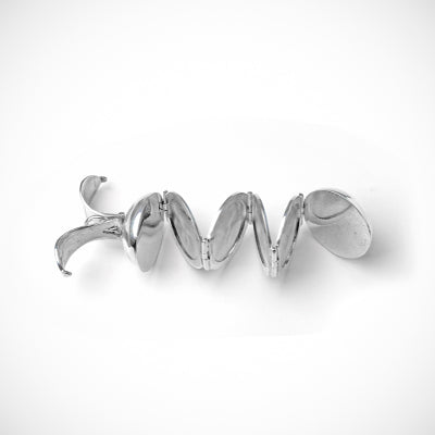 Pingente de Prata Relicário.