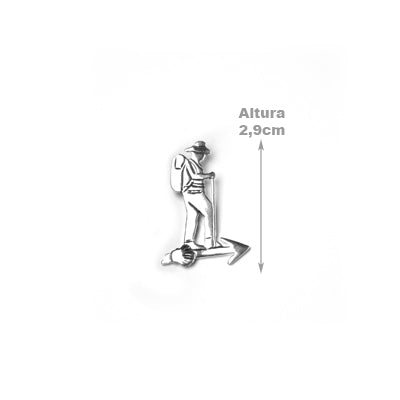 Pingente de Prata "O Peregrino"