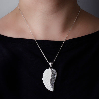 Pingente de Prata Asa.