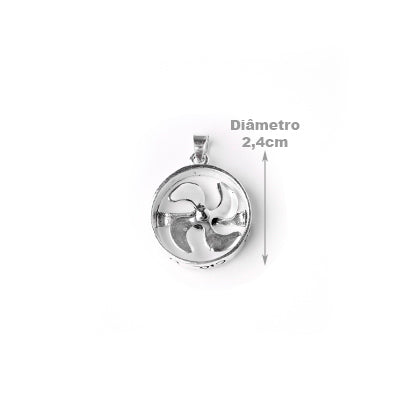 Pingente de Prata Hélice.