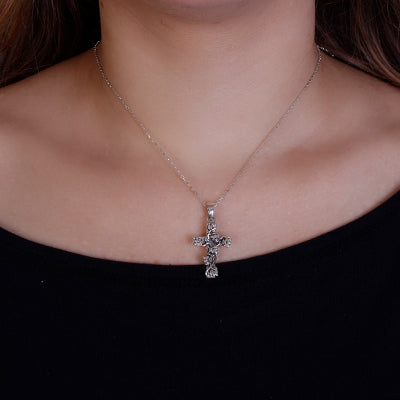 Pingente de Prata Cruz.