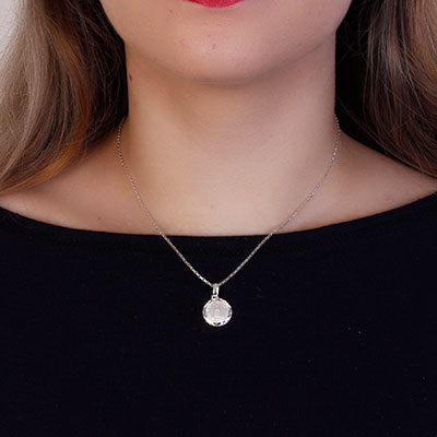 Medalha de Prata Nossa Senhora de Fátima