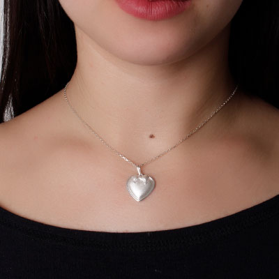 Pingente de Prata Coração