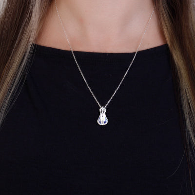 Pingente de Prata Nossa Senhora Aparecida.