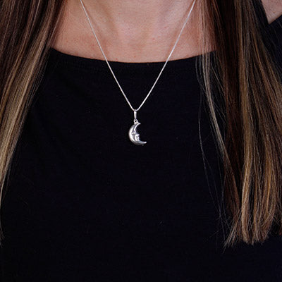 Pingente de Prata Lua.