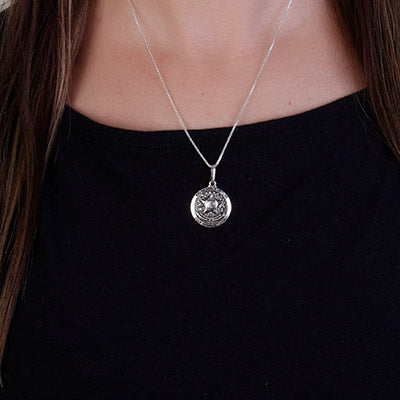 Pingente de Prata Brasão.