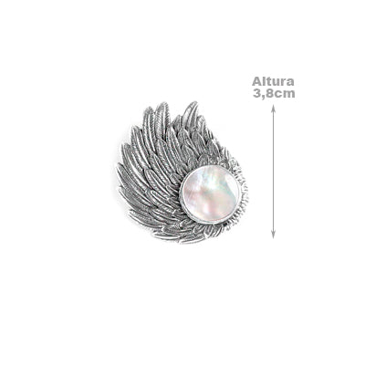 Pingente de Prata com Madrepérola.