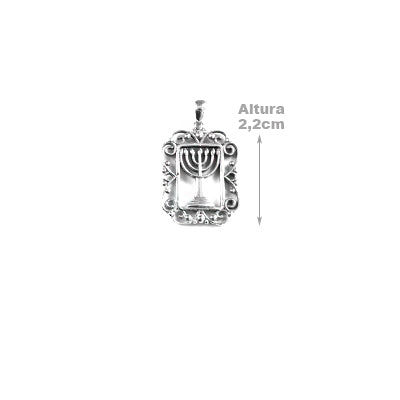 Pingente de Prata Símbolo do Estado Israel