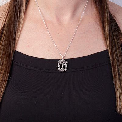 Pingente de Prata Símbolo do Estado Israel