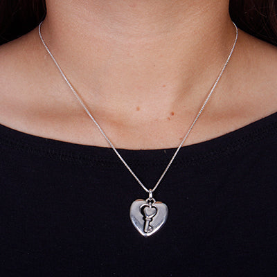 Pingente de Prata Coração
