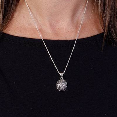 Pingente de Prata Maçom