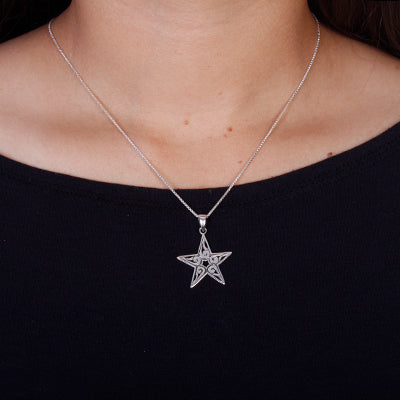 Pingente de Prata Estrela.