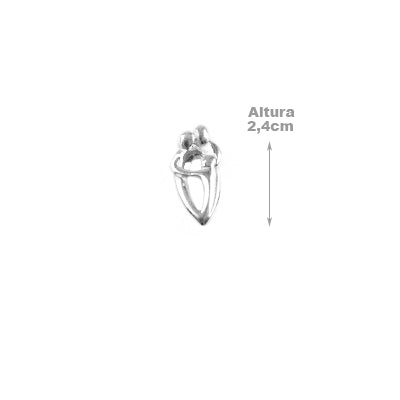 Pingente de Prata Família