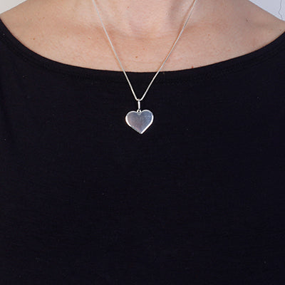 Pingente de Prata Coração