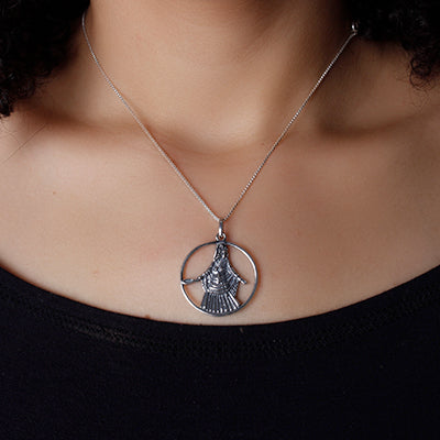 Pingente de Prata Orixá Oxum