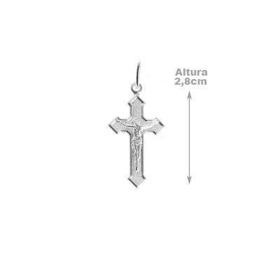 Pingente de Prata Cruz.