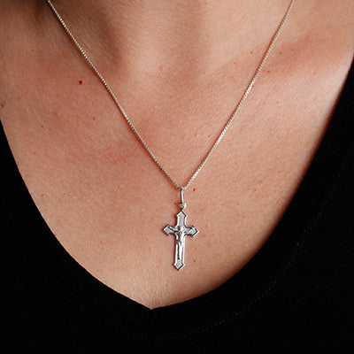 Pingente de Prata Cruz.