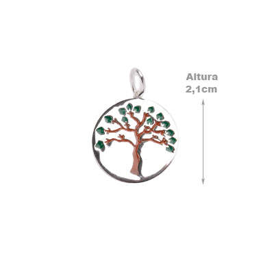 Pingente de Prata Árvore da Vida.