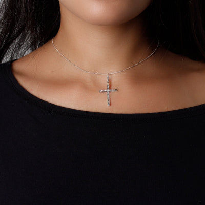 Pingente de Prata Cruz