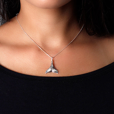 Pingente de Prata Rabo de Baleia