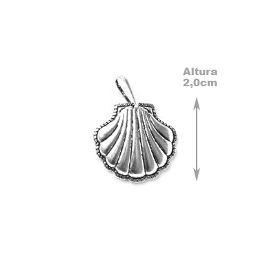 Pingente de Prata Concha