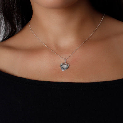 Pingente de Prata Coração
