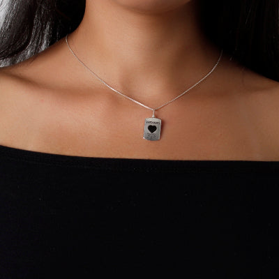 Pingente de Prata Placa.