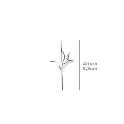 Pingente de Prata Fé.