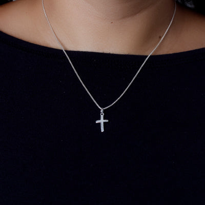 Pingente de Prata Cruz