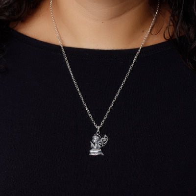 Pingente de Prata Anjo