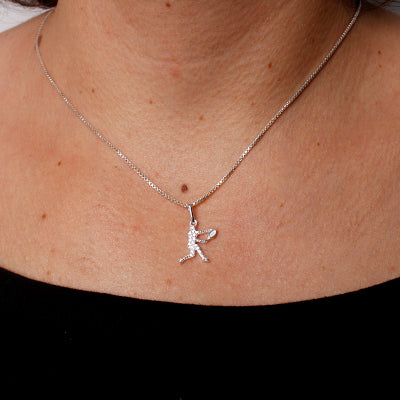 Pingente de Prata Tênis.