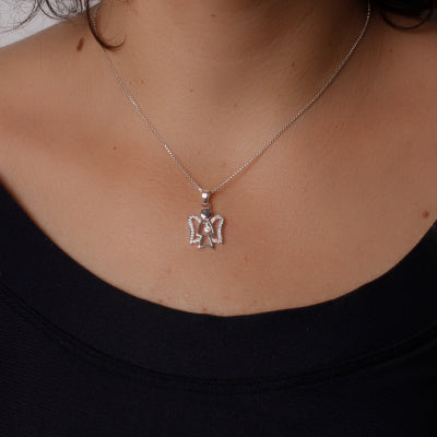 Pingente de Prata Anjo