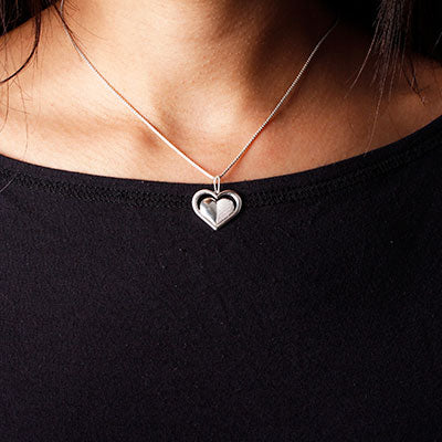 Pingente de Prata Coração