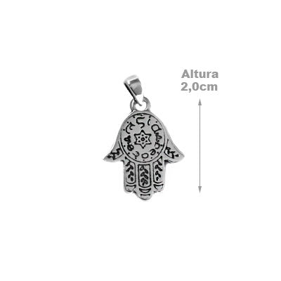 Pingente de Prata Hamsa