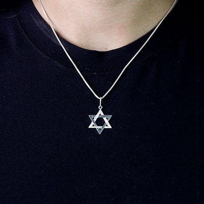 Pingente de Prata Estrela de Davi
