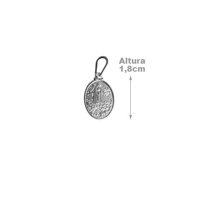 Medalha de Prata Nossa Senhora de Fátima