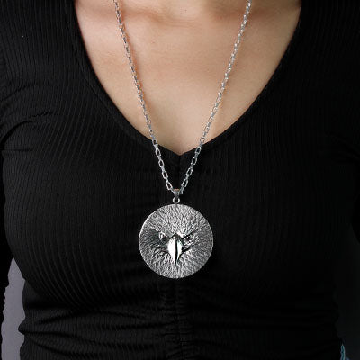 Pingente de Prata Águia